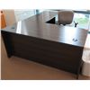Image 1 : Wooden 'L' Shaped Desk w/ Drawers & Rolling Office Chair