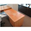 Image 2 : Wooden 'L' Shaped Desk w/ Drawers & Rolling Office Chair