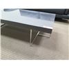 Image 3 : Minimlist Rectangular Coffee Table w/ Chrome Base
