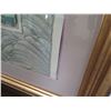 Image 2 : Framed & Matted Palm Tree Textured Art