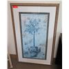 Image 1 : Framed & Matted Potted Tree Print