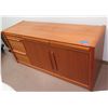Image 1 : Wooden 2-Door Cabinet w/ Drawers