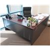 Image 1 : Wood 'L' Shaped Desk w/ Rolling Office Chair