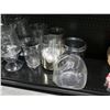 Image 2 : Misc Glassware: Candy Jars w/ Lids, Candle Holders, Parfait Glasses, etc