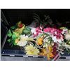 Image 2 : Qty 2 Decorative Pitchers w/ Handles & Multiple Artificial Flowers