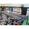 Image 2 : Black Pegboard Display w/ Lower Metal Shelves 93"x38"x65"H (Contents Not Included)
