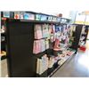 Image 2 : Black Pegboard Display w/ Lower Metal Shelf 163"x65"x66"H (Contents Not Included)