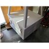 Image 2 : Square 3 Tier Cabinet w/ Shelves & Pineapple Top 35"x35"x91"H