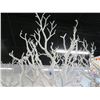 Image 2 : Qty 2 Decorative White Bare Branch Trees w/ Hanging Beads