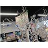 Image 2 : Qty 2 Decorative White Bare Branch Trees w/ Hanging Beads