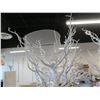 Image 2 : Qty 2 Decorative White Bare Branch Trees w/ Hanging Beads