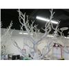 Image 2 : Qty 2 Decorative White Bare Branch Trees w/ Hanging Beads