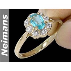 Men's 5.25 ct Certified Tourmaline & Diamond Gents Ring