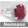 Image 1 : Antique 1.00 ct Tourmaline & Diamond Ring 14k Gold CERT