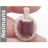Image 1 : Vintage 1.25 ct Tourmaline & Diamond Ring 14k Gold USGL