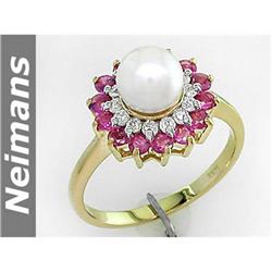 Certified 9.25 ct Star Sapphire & Diamond Ring 14k Gold