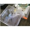 Image 2 : Qty 2 Bins Plastic Ice Scoops, Refillable Condiment Dispensers, etc