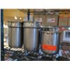 Image 2 : Qty 8 Round Stainless Steel Soup Containers & Insets