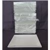 Image 1 : Qty 30 Edward Don & Company White Square Serving Plates 7.25" Diameter