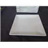 Image 2 : Qty 30 Edward Don & Company White Square Serving Plates 7.25" Diameter