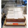 Image 1 : Qty 5 Wood Frames and Acrylic Raisers