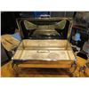 Image 12 : Qty 2-Footed Silver-Plated Chaffers w/ Lids & Sterno Holders