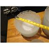 Image 8 : Qty Approx. 25 Misc Size Glass Dishes w/ Cut Out Design 7"-11" Diameter