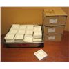 Image 1 : Qty Approx. 72 Miyako Small Square White Condiment Plates 3" Diameter