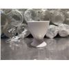 Image 2 : Qty Approx. 55 White Footed Egg Cups 2"x2.5"