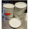 Image 1 : Qty Approx. 25 Rene Ozorio Aura Round Dishes w/ Raised Edges 6"