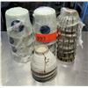 Image 1 : Qty Approx. 10 Ceramic Glazed Rice Bowls & 8 White Bowls 3" Diameter