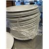 Image 2 : Qty 21 Rene Ozorio Aura White Round Plates 11.5" Diameter