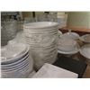 Image 8 : Multiple Square & Round Plates in Misc Sizes, Glass Bowls, Serving Dishes, etc