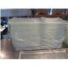 Image 2 : Qty 64 Clear Multi-Section Condiment Dishes 6" & 11" Long