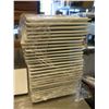 Image 2 : Qty Approx. 30 FOH Front of the House White Rectangle Plates 11"x7"