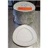 Image 1 : Qty 13 Rosenthal Germany White Curved Triangle Plates 6" Diameter