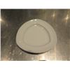 Image 3 : Qty 13 Rosenthal Germany White Curved Triangle Plates 6" Diameter