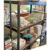 Image 1 : Black Metal & Wood 4 Tier Shelf (shelf only)