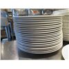 Image 2 : Qty Approx. 46 Dudson Fine China White Round Plates 10" Diameter
