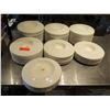 Image 2 : Qty Approx. 55 White Round Plates & Bowls 11" Diameter