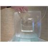 Image 2 : Qty Approx. 55 Green Frosted Square Bowls 10" Diameter