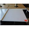 Image 2 : Qty 2 Square White Tables w/ Pedestal Base 36"x36"x29"
