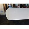 Image 2 : Qty 2 Long White Tables - 75"x33"x29" / 54"x33"x29"