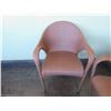 Image 2 : Qty 2 Janus et Cie Dedon Woven Indoor/Outdoor Arm Chairs
