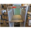Image 2 : Commercial Rolling Metal Pan Storage Rack 21.5"x26"x64"