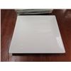 Image 3 : Qty 30 Edward Don & Company White Square Serving Plates