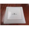 Image 4 : Qty 30 Edward Don & Company White Square Serving Plates