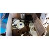 Image 4 : Box of mugs and onion soup dishes with utensils and spotlight