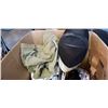 Image 2 : BOX OF FENCING GEAR, HELMET, COAT