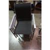 Image 1 : Four metal patio chairs
